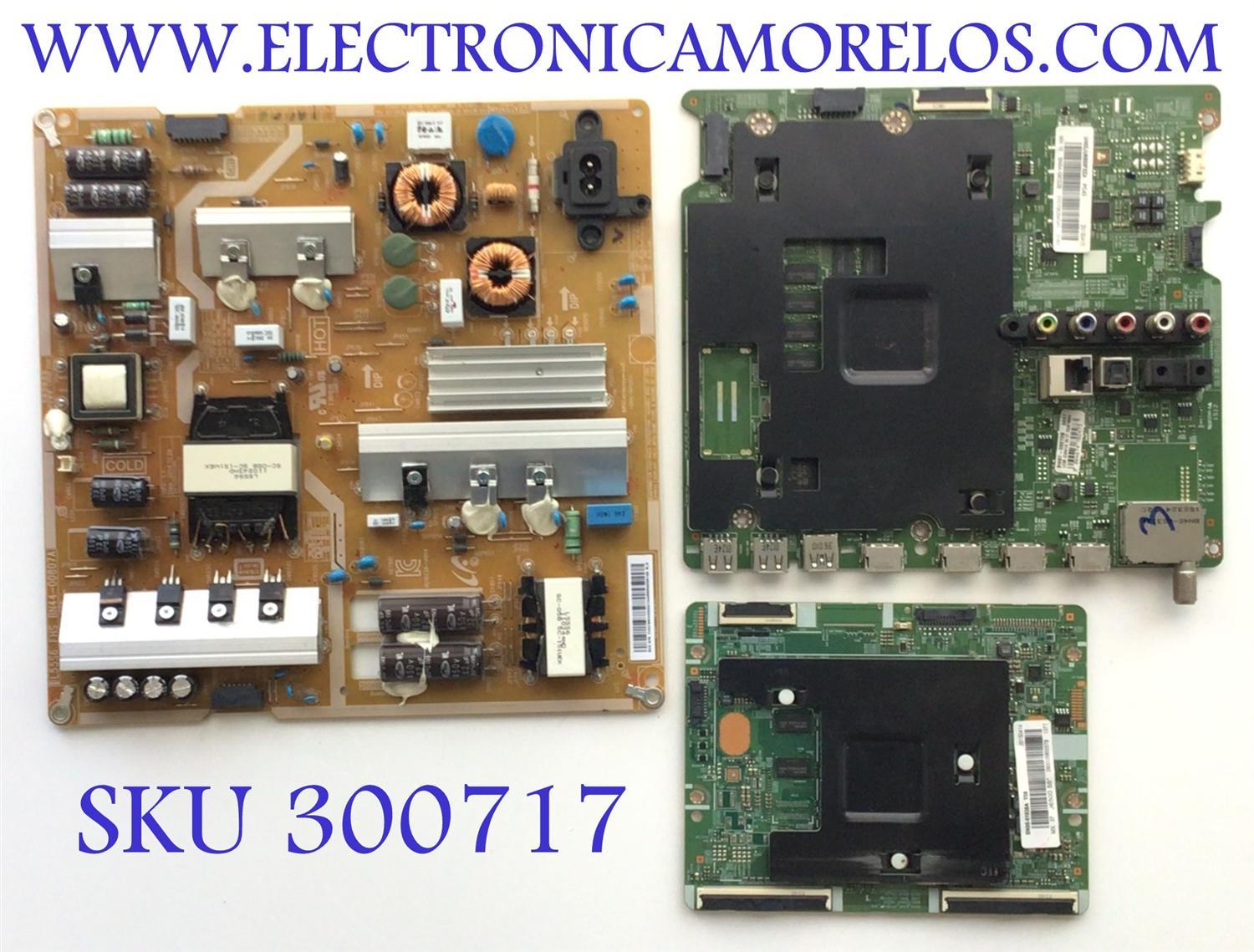 KIT DE TARJETAS PARA TV SAMSUNG / MAIN BN94-09032B / BN41-02344B / BN97-09272B / T-CON BN95-01938A / BN41-02297A / FUENTE BN44-00807A / BN4400807A / L55S6_FHS / PANEL CY-GJ055HGLV1H / DISPLAY LS550FN05-K03 / MODELO UN55JU6500 / UN55JU6500FXZA TH01
